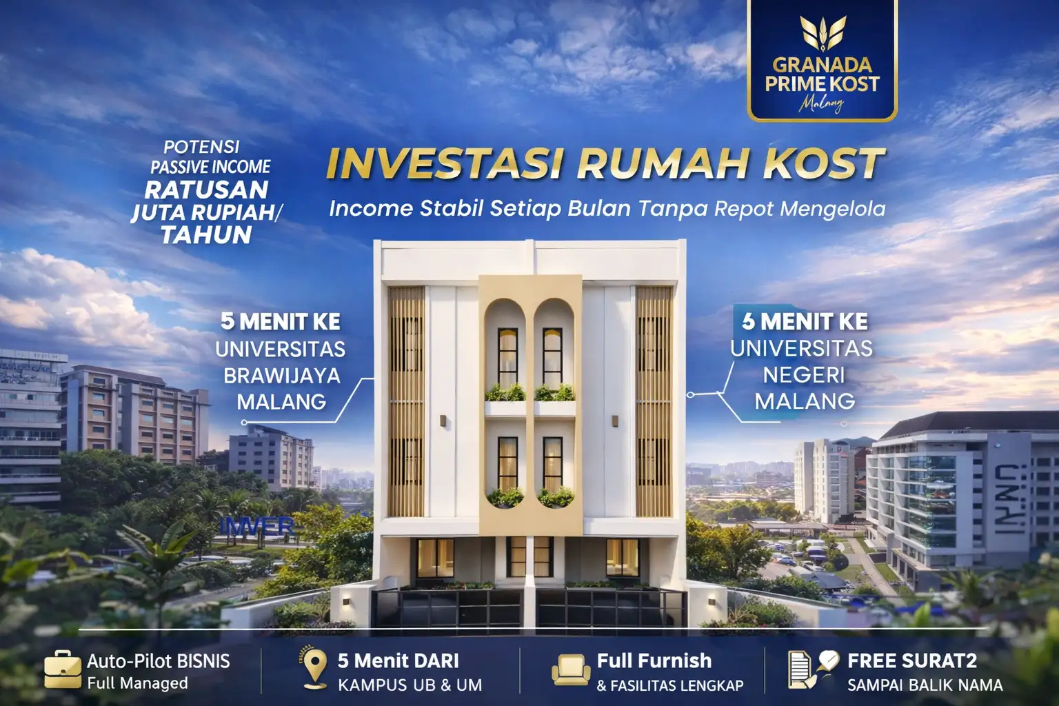 Investasi Rukost GPK Malang